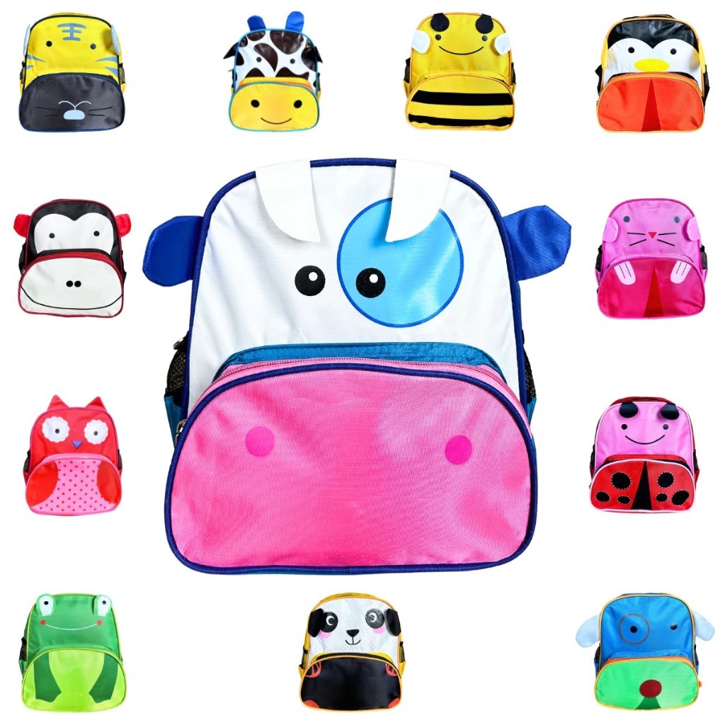 Mochila Infantil Escolar Animais Zoo Pets Resistente a Água