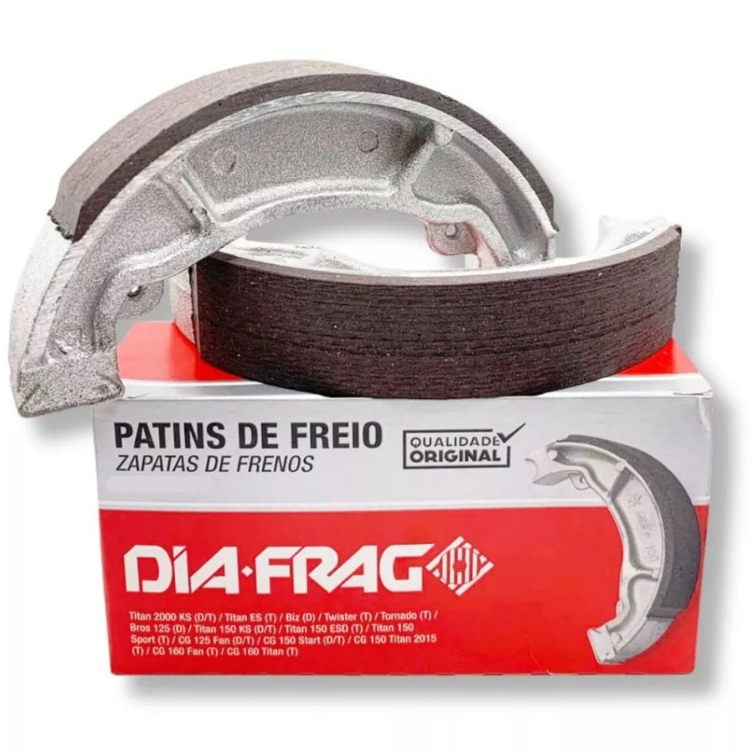 Lona de Freio Traseira P/ Suzuki Dk 150 / Intruder 125 / Yes 125 / Gsr 125 / Gsr 150 Diafrag