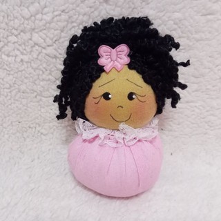 Boneca de pano sachê 11 cm lembrancinha/ boneca de tecido