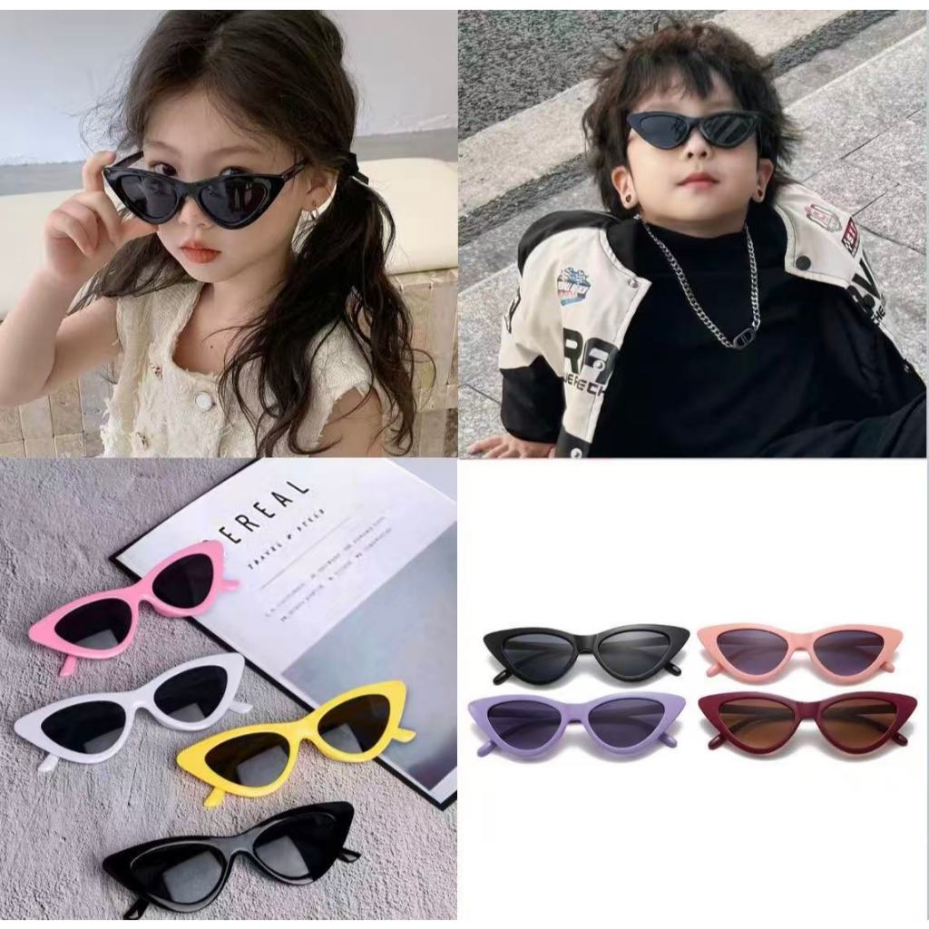 Óculos de Sol Infantil Gatinho Criança 01 a 16Anos Varias Cores