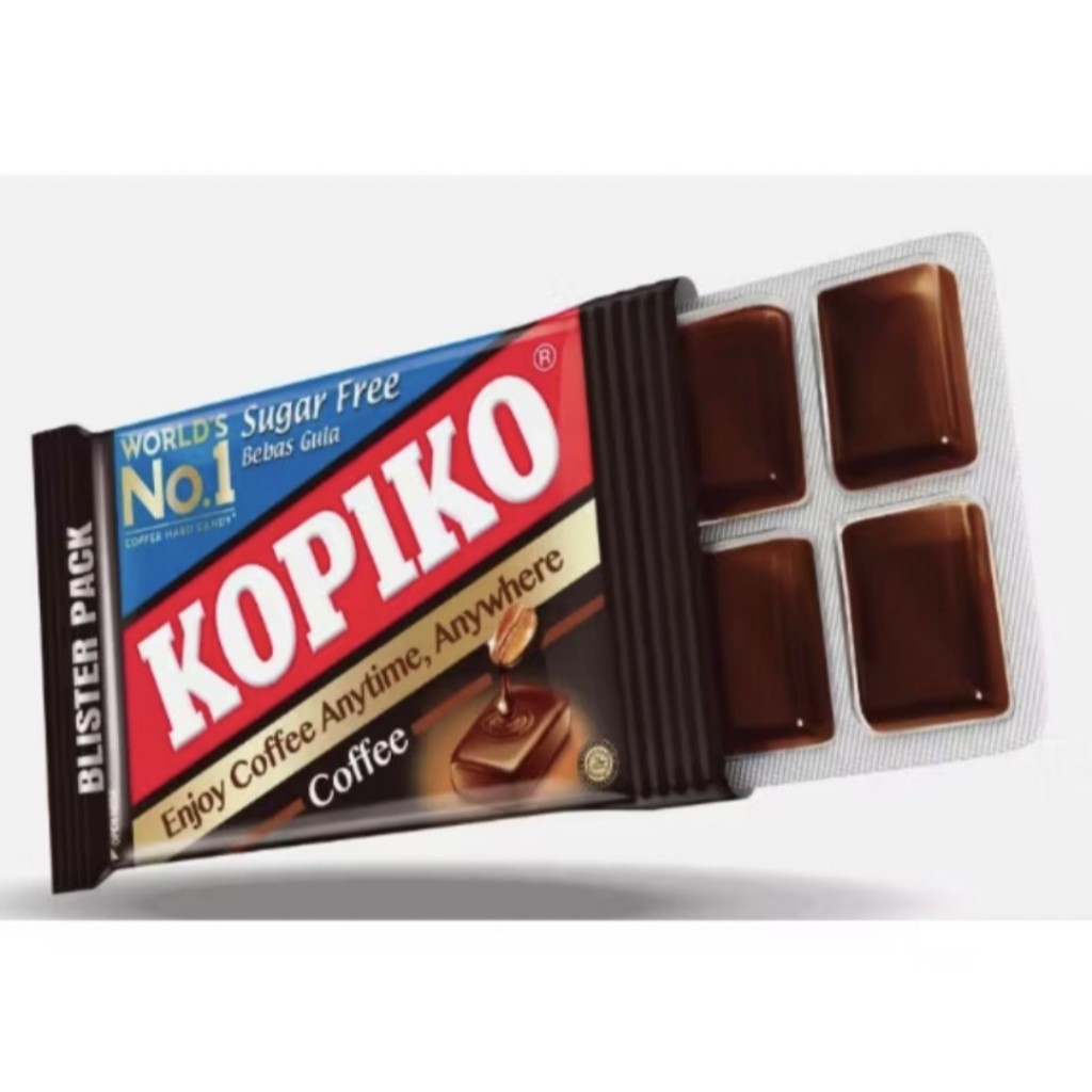 BALA SABOR CAFÉ ZERO AÇUCAR KOPIKO BLISTER CARTELA 32G-DORAMA em Oferta na Shopee