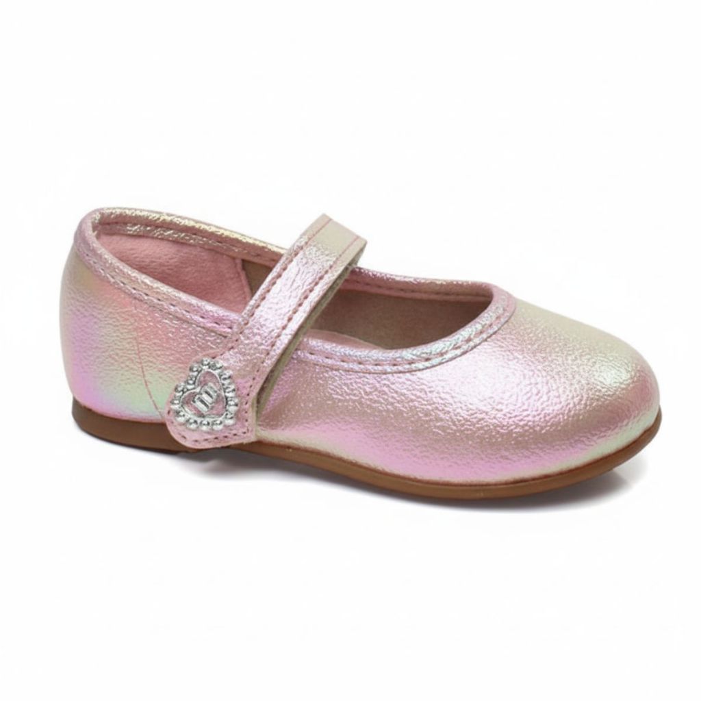 Sapato menina Molekinha infantil boneca coração 2106.1042