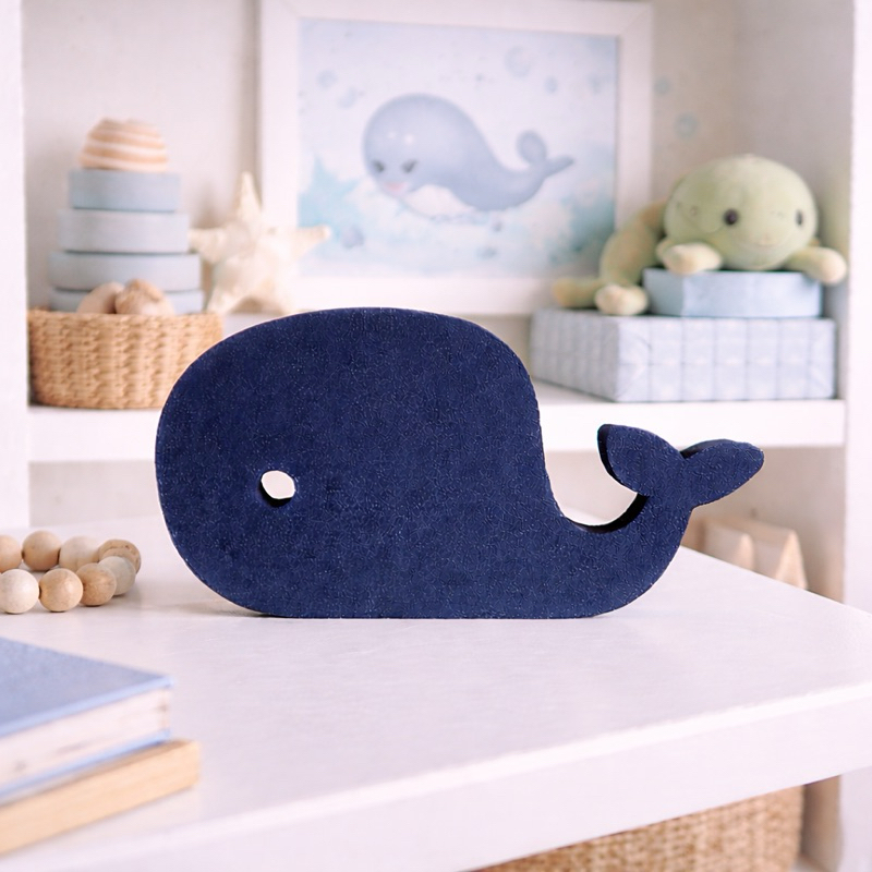 Baleia Decorativa Infantil | Decoração Quarto Bebê Tema Fundo do Mar | Enfeite Infantil