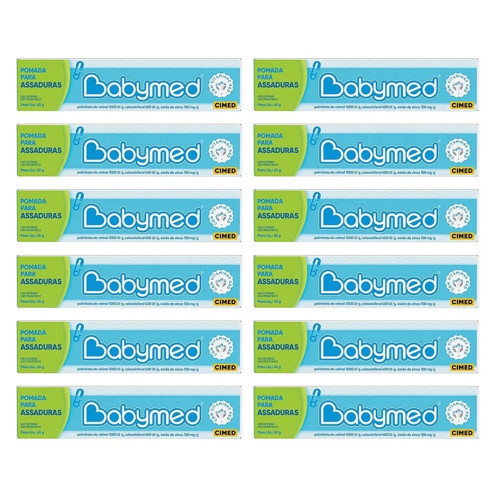 Kit Creme Prevenção de Assaduras Babymed Azul 45g