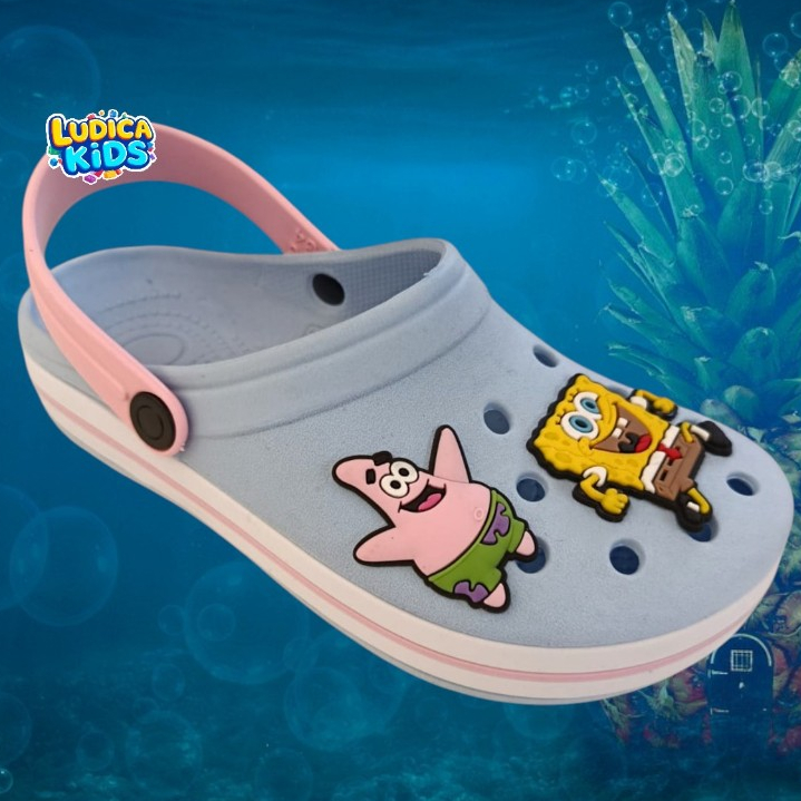 SANDALIA FECHADA BOB PATRICK ADULTO E INFANTIL 33 AO 44 LEVE CONFORTAVEL ANTIDERRAPANTE