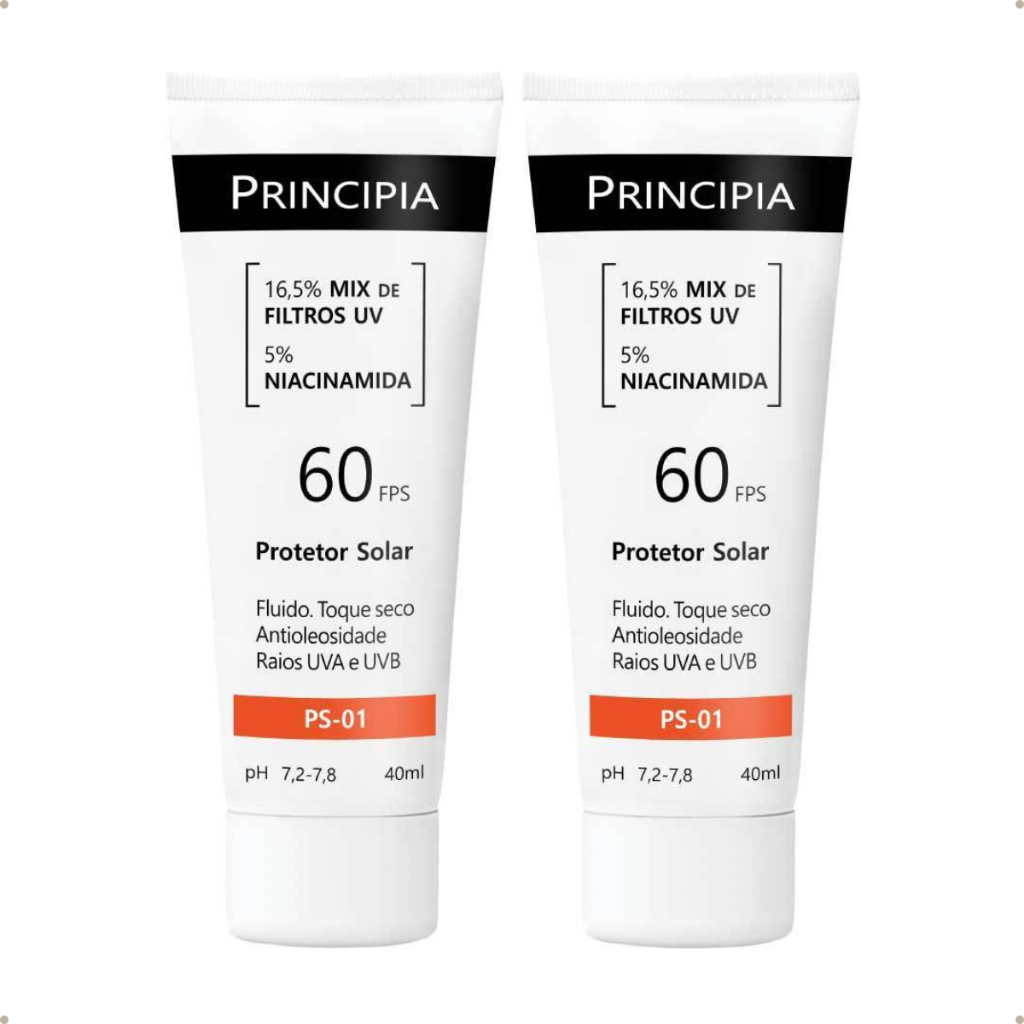 Principia Kit - 2 Protetores Solares Facial - PS-01 FPS 60