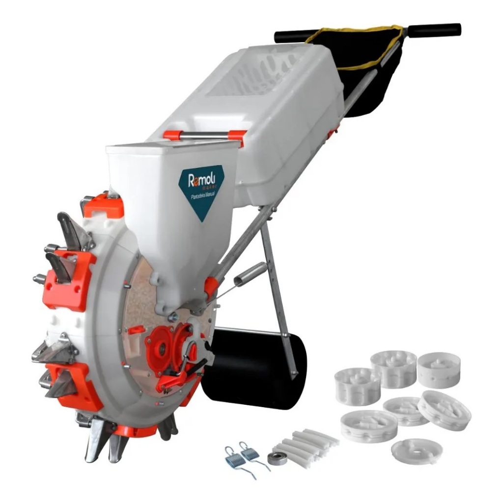 Plantadeira Manual De Sementes E Adubadeira Remoli Rsp-02 Para Milho Feijão Soja 23cm