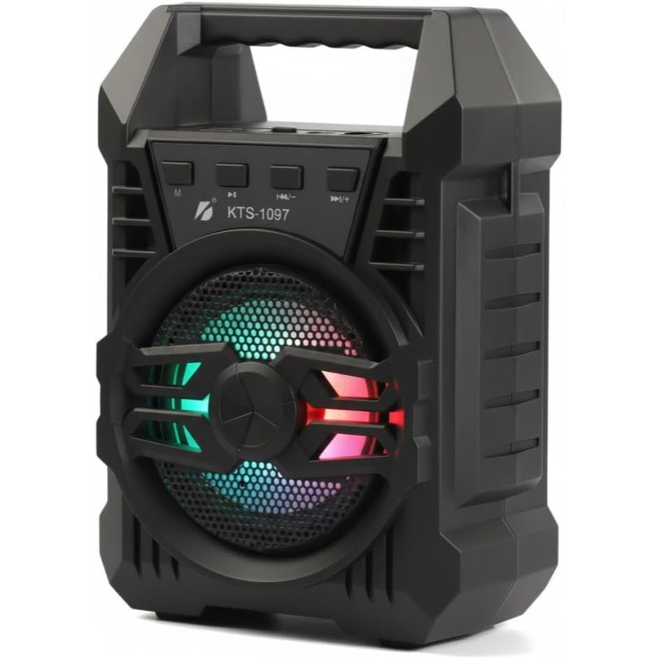 Audio Caixa De Som Amplificada Bluetooth Caixa Som Potent Cor Preto Realsunny KTS-1097Audio Caixa De Som Amplificada Blu em Oferta na Shopee