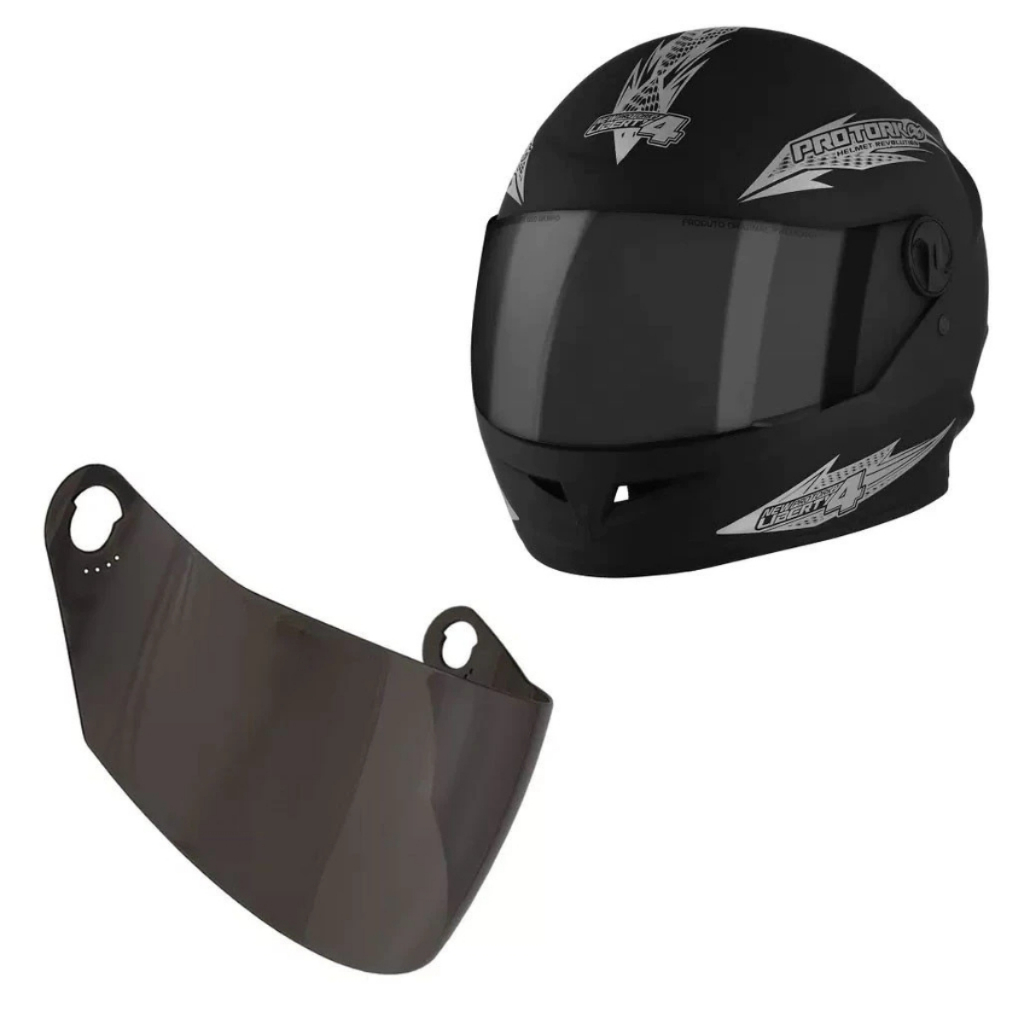 Viseira Fumê Reposição Capacete Pro Tork Liberty 4 5 R8 R8 Pro Speed Policarbonato