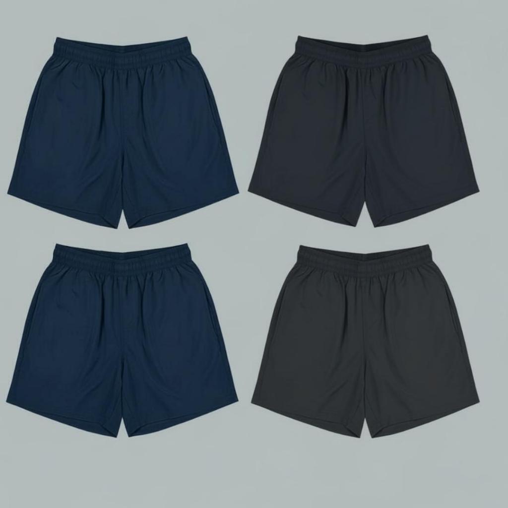 KIT com 4 Bermudas Tactel Com Bolso - Masculino