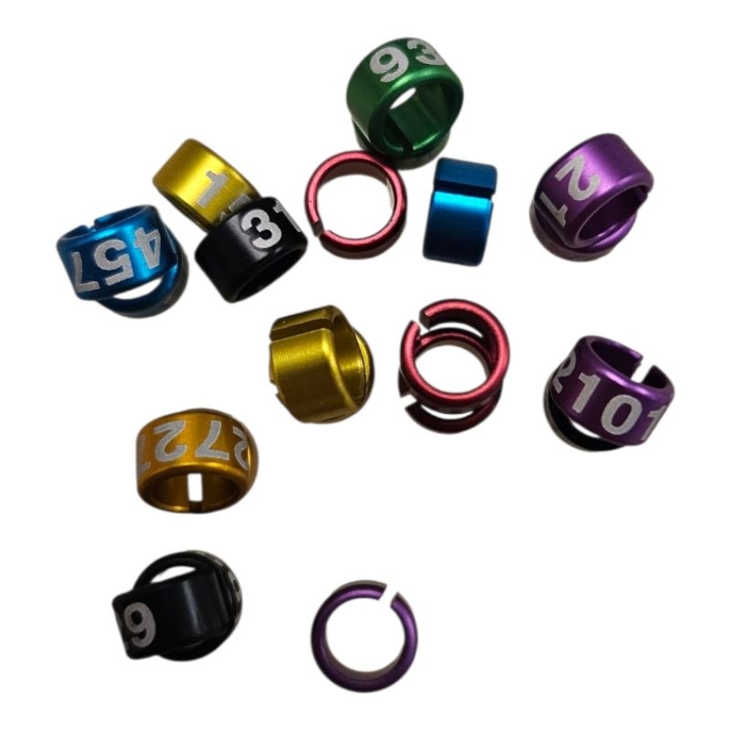 30 ANILHAS ALUMINIO 5.5MM ABERTAS em Oferta na Shopee