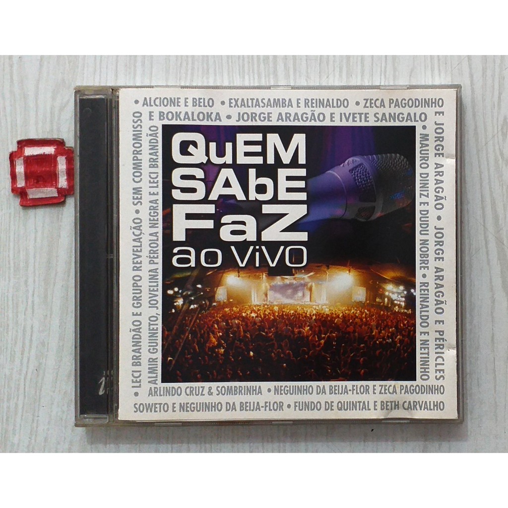 Cd Quem Sabe Faz Ao Vivo - Alcione, Belo, Dudu Nobre
