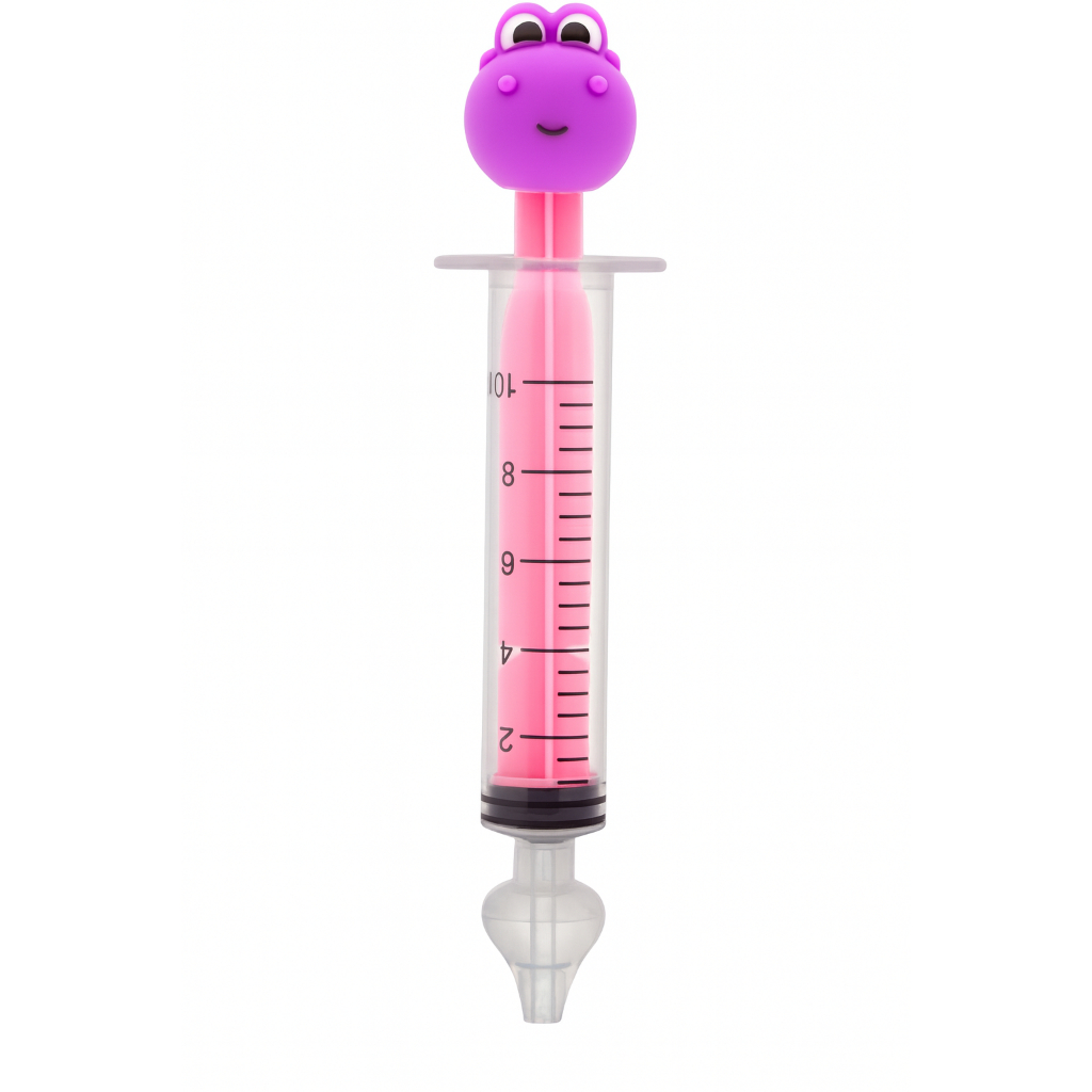 LAVADOR NASAL BUBA BEBÊ INFANTIL SERINGA COM BICO DE SILICONE REUTILIZÁVEL ZOO DINO LEÃO UNICÓRNIO — imagem 2 de 2