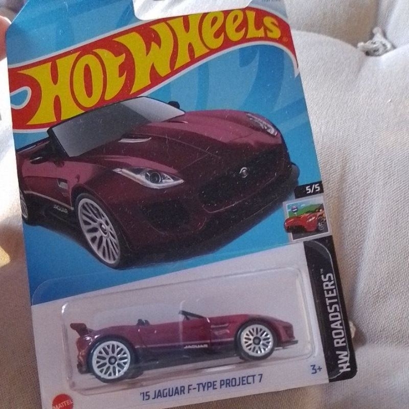 (m001) miniatura Carrinho Hot Wheels 15 jaguard f Type project 7 116/250