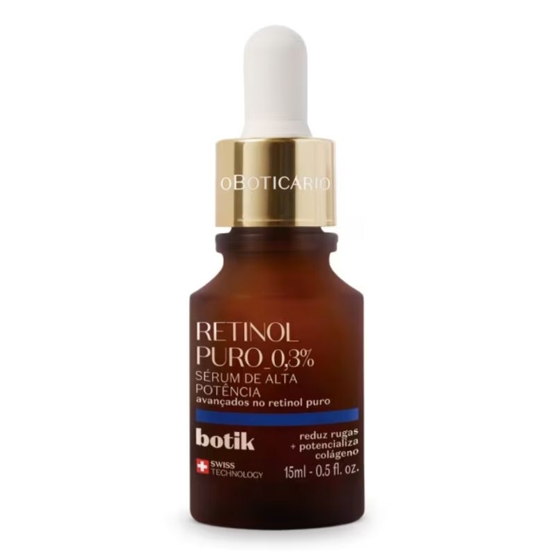 Alta Potência Sérum Facial de Alta Potência Botik Retinol Puro 15ml — R$ 89,00 em Shopee