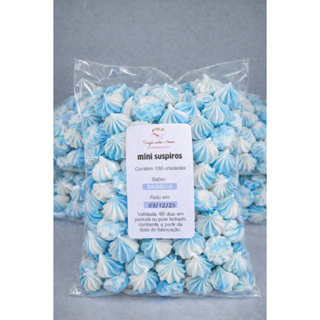 Mini Suspiros Mesclados Coloridos Para Montagem de Lembrancinhas - (100 Unidades) em Oferta na Shopee