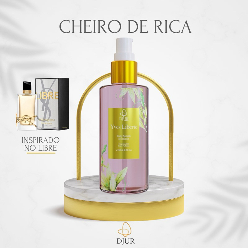 Body Splash Yves Liberté 200ml – Inspirado no Perfume Libre ALTA FIXAÇÃO