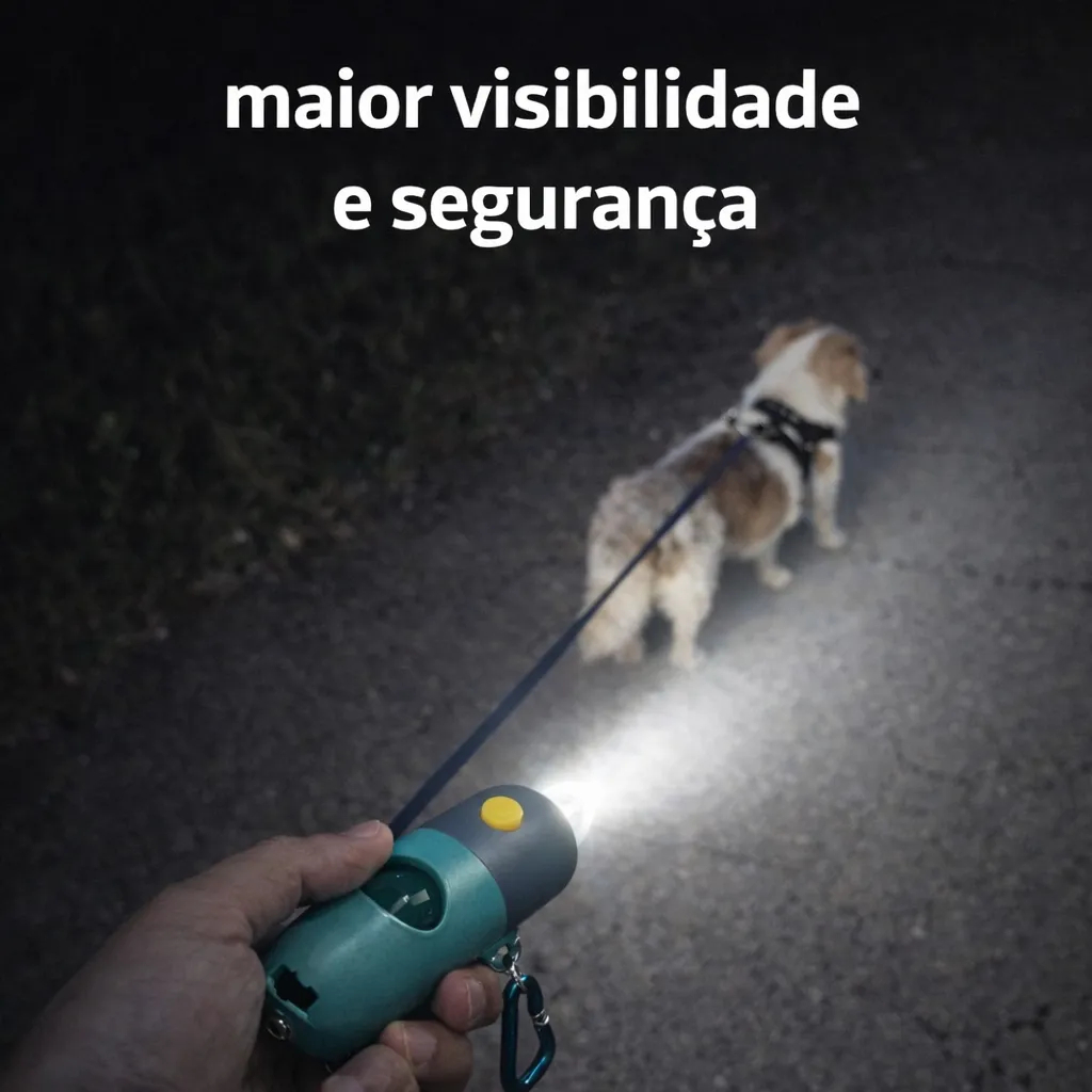 Kit 12 Porta Saquinho Lanterna Pet Cata Caca Cachorro Gato