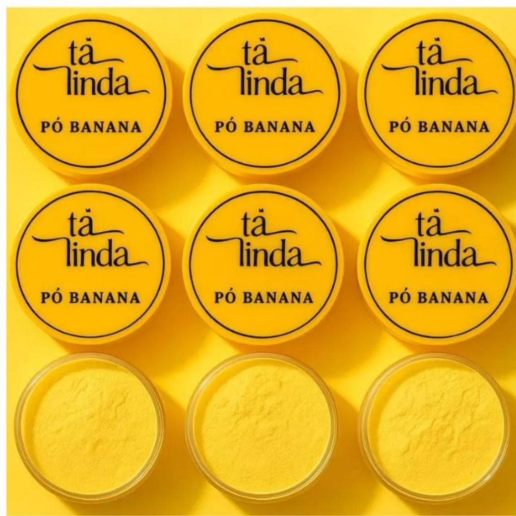 kit 3 Unidades Pó Banana Fixador Tá Linda – Acabamento Matte, Alta Fixação em Oferta na Shopee