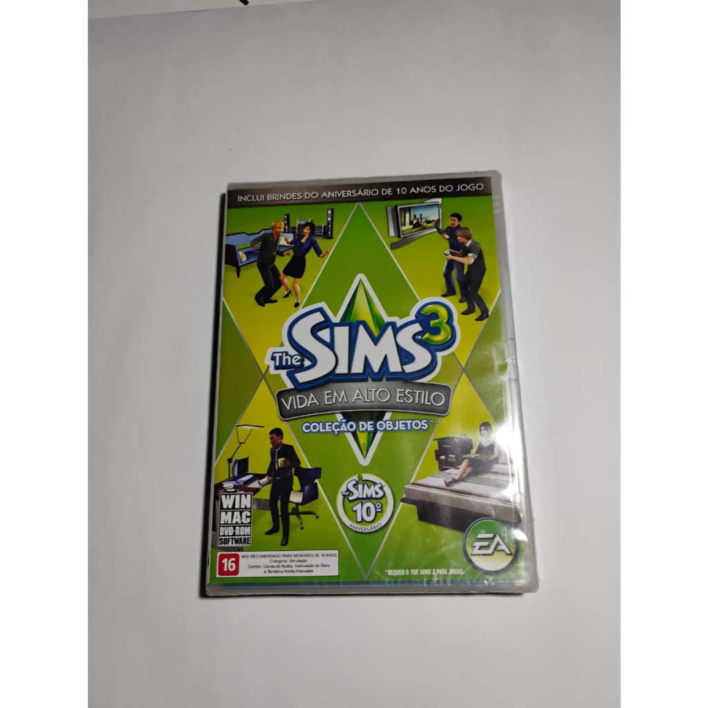The Sims 3 DLC - Vida em Alto Estilo (LACRADO Raridade)