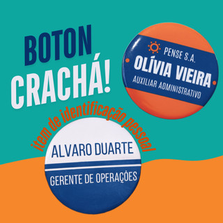 Boton Crachá identificação 44 mm 4,4 cm botton sua marca personalizada pin broche personalizado