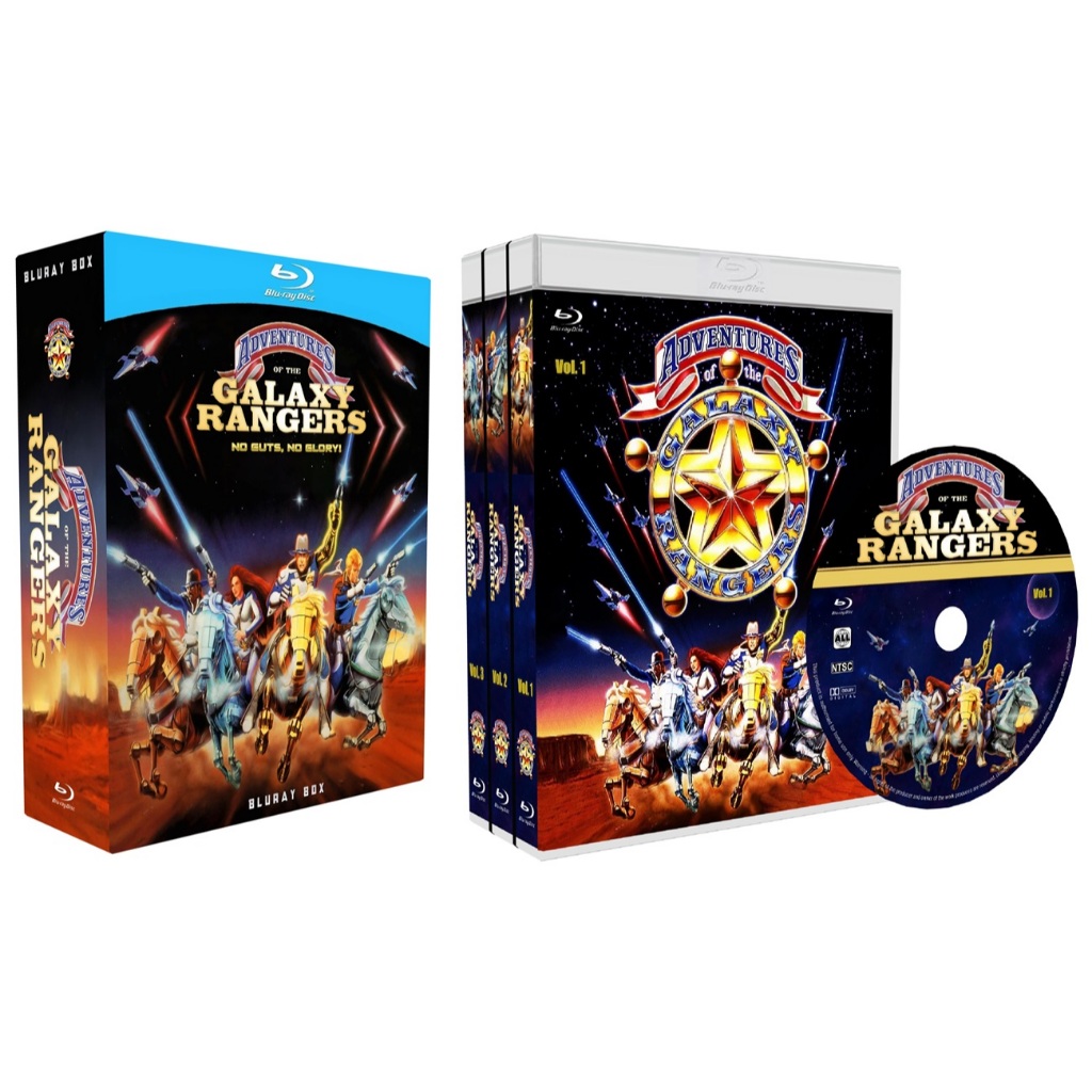 Blu-ray Box desenho Os Galaxy Rangers - As aventuras dos galaxy Rangers - Edição completa em bluray