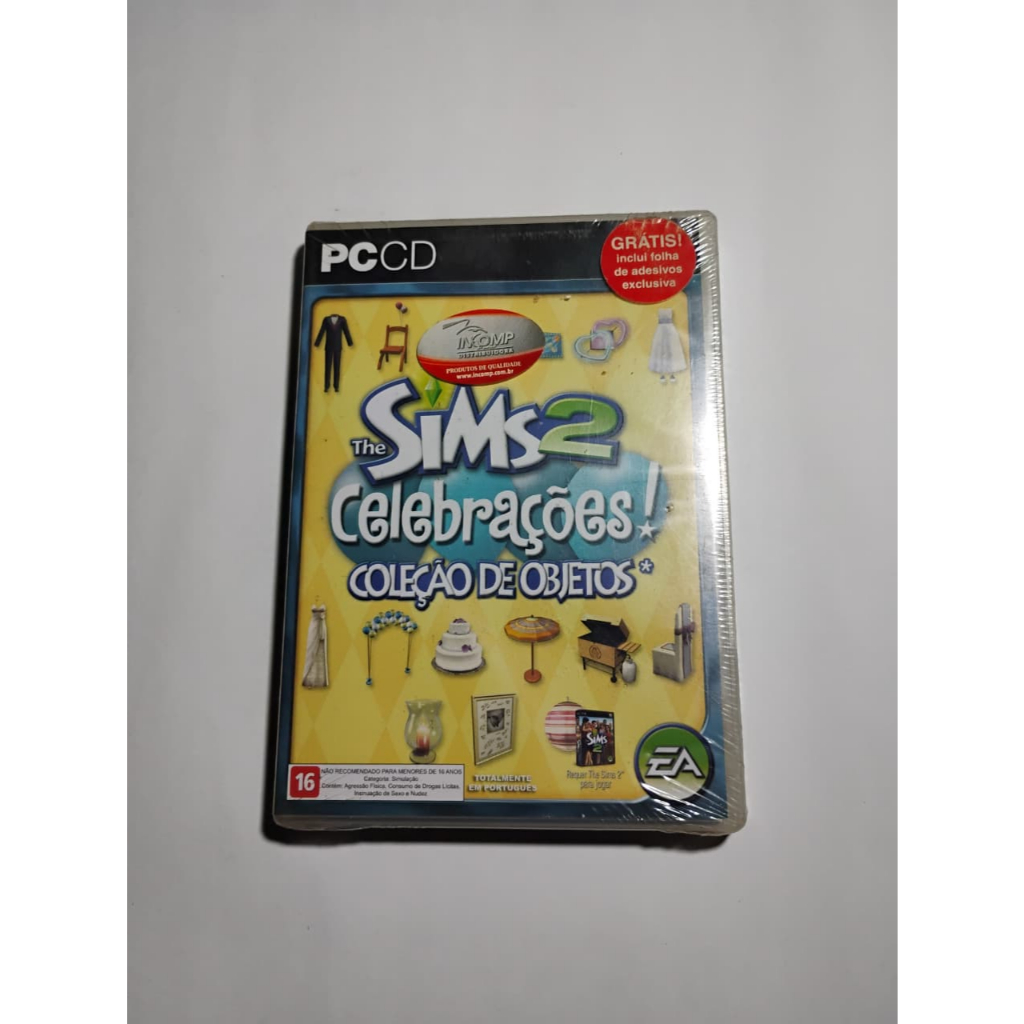 The Sims 2 DLC - Celebrações (LACRADO Raridade)