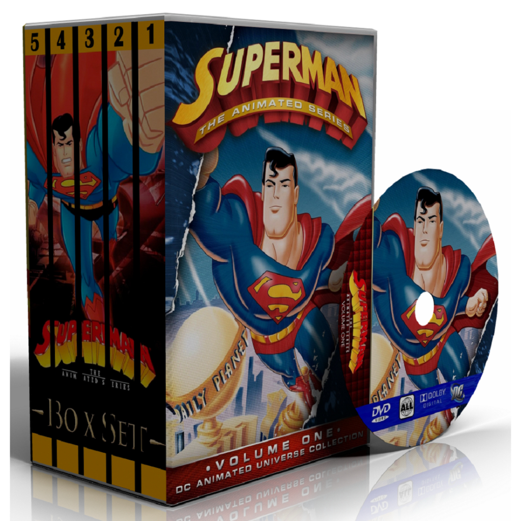 DVD desenho Superman: A série Animada - Edição completa + Filme em DVD