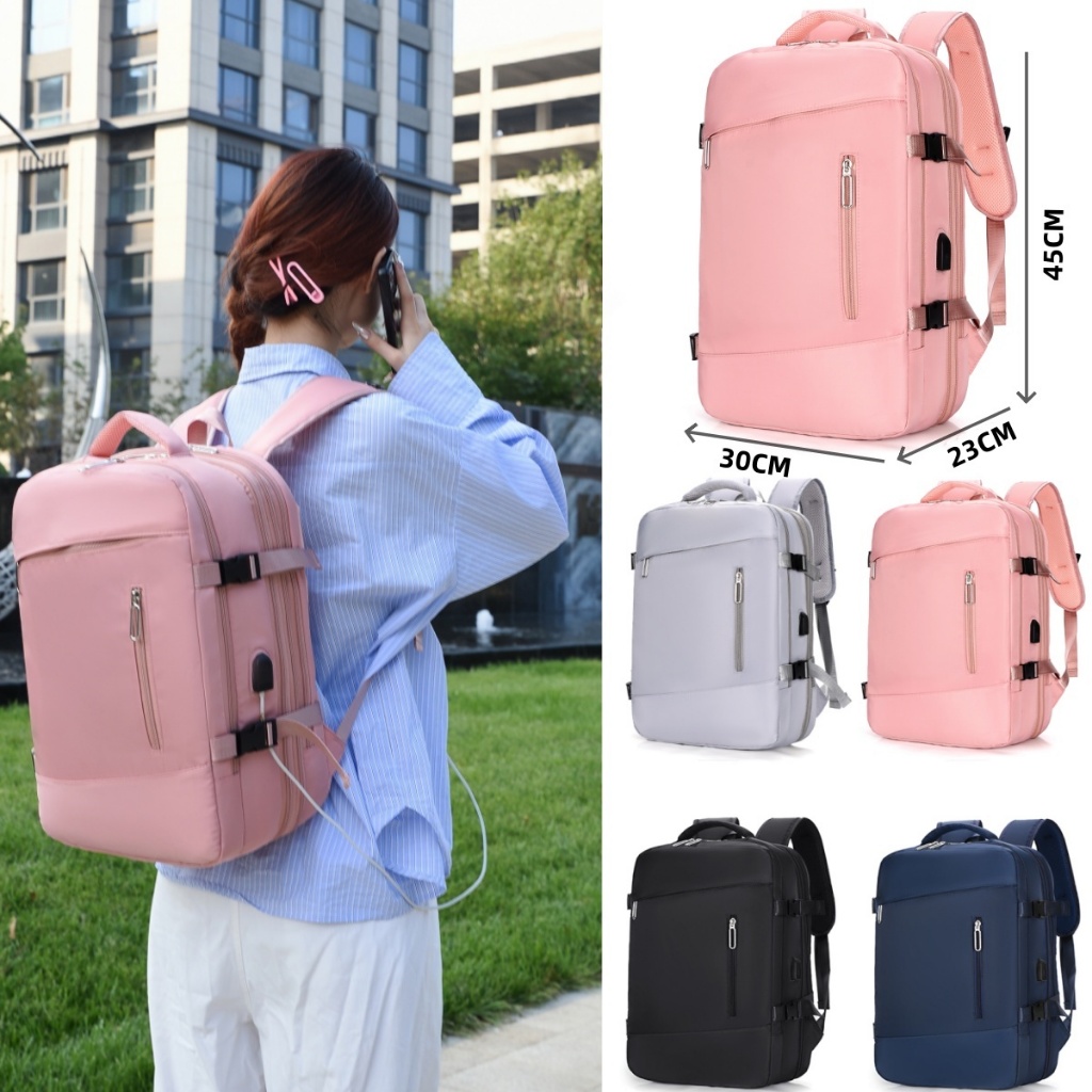 Mochila de grande e impermeável e casual capacidade para faminina e faminino ideal para o trabalho, escola e viagem