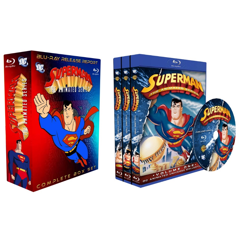 Blu-ray Box desenho Superman: A série animada - Edição completa + Filme em Bluray