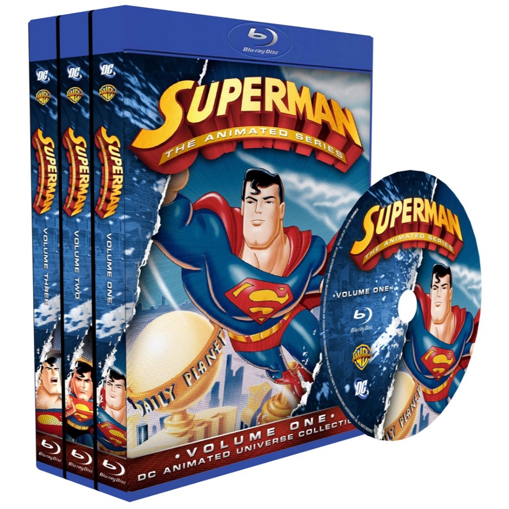 Blu-ray desenho Superman: A série animada - Edição completa + Filme em bluray