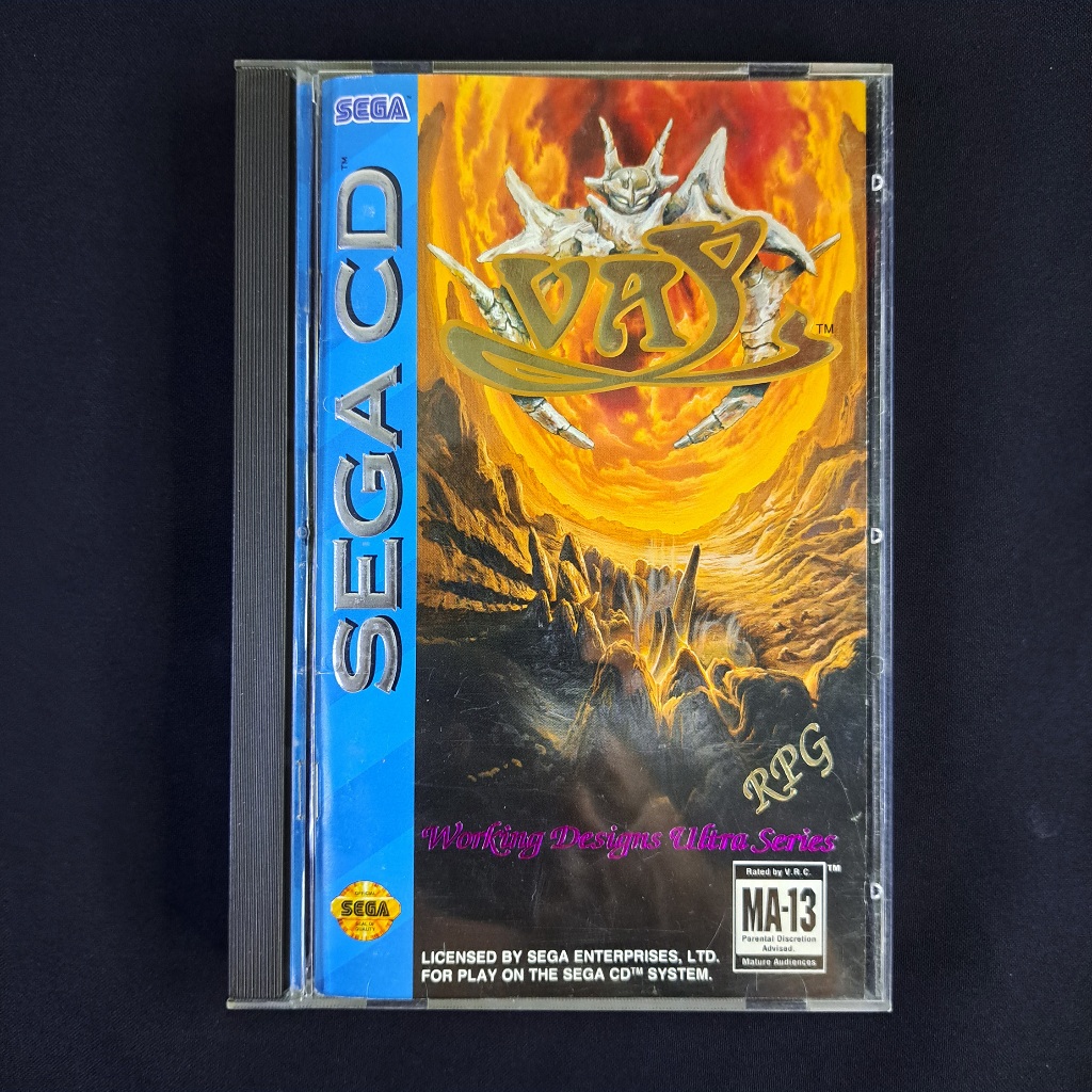 Vay Longbox Completo Original Sega Cd - Mega Drive. RPG