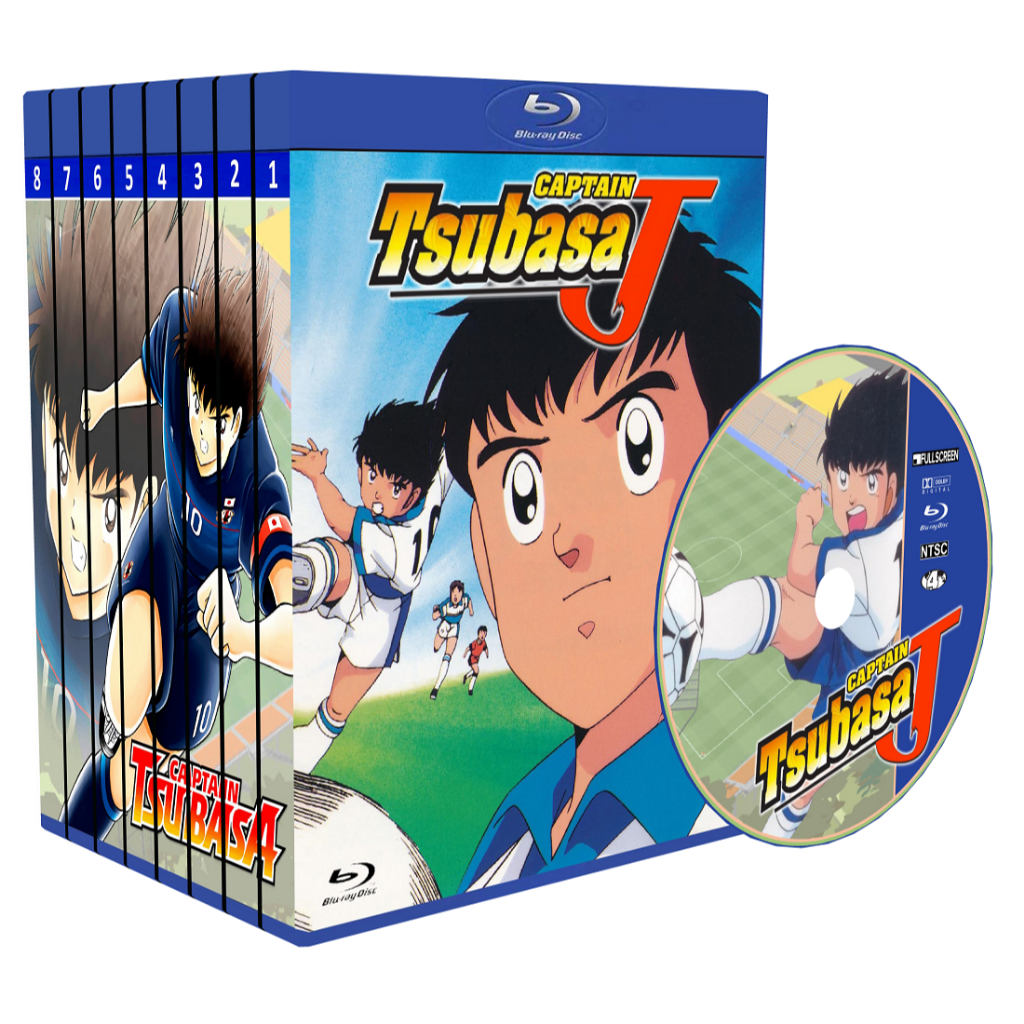 Blu-ray coleção desenho Super Campeões J + Road to 2002 + Captain Tsubasa 2018 - Todas as 3 coleções em bluray