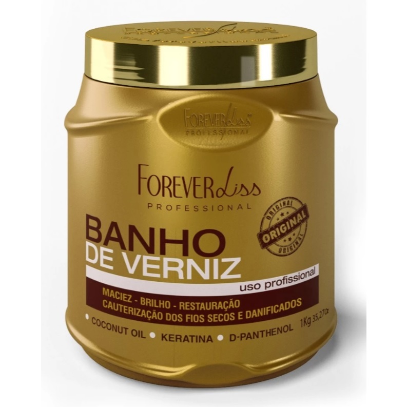 Máscara Banho De Verniz Forever Liss 1Kg