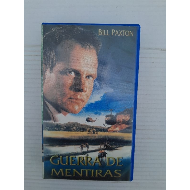 Fita Vhs Guerra de Mentiras original Legendado Bill Paxton