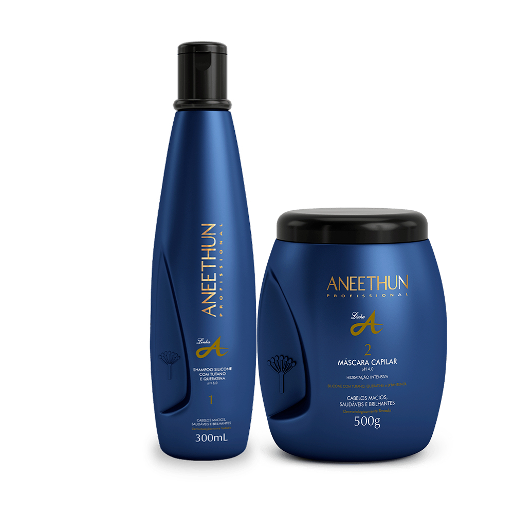 Aneethun Linha A shampoo + máscara hidratação intensa