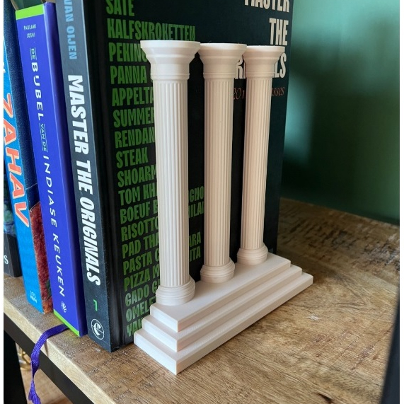 Porta Livros Pilar Romano- Suporte livro – Estilo Clássico em Oferta na Shopee