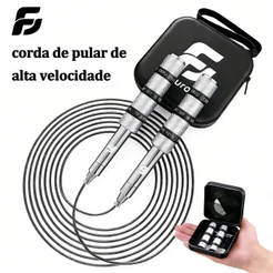 Corda de Pular Ajustável Corda Pular Profissional Speed Rope Crossfit Rolamento FuturoFit