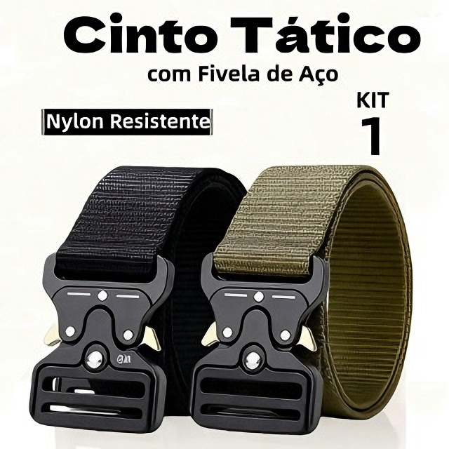 Moda Masculina Cinto Tático Largo Fivela De Liga De Zinco De Nylon E Liberação Rápida em Oferta na Shopee