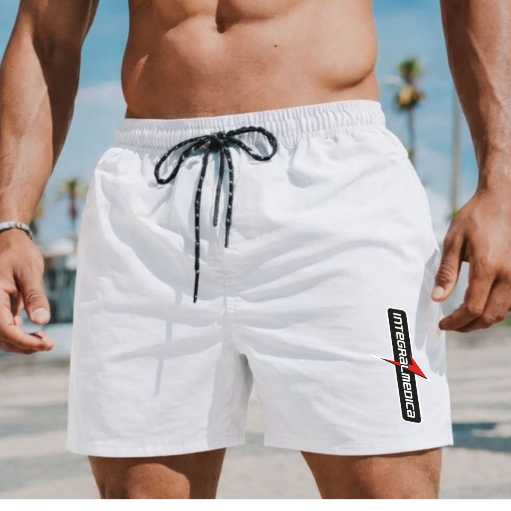 Bermuda Shorts Tactel com Elastano Academia Corrida bermuda curta mauricinho com bolsos frontais e traseiro em Oferta na Shopee