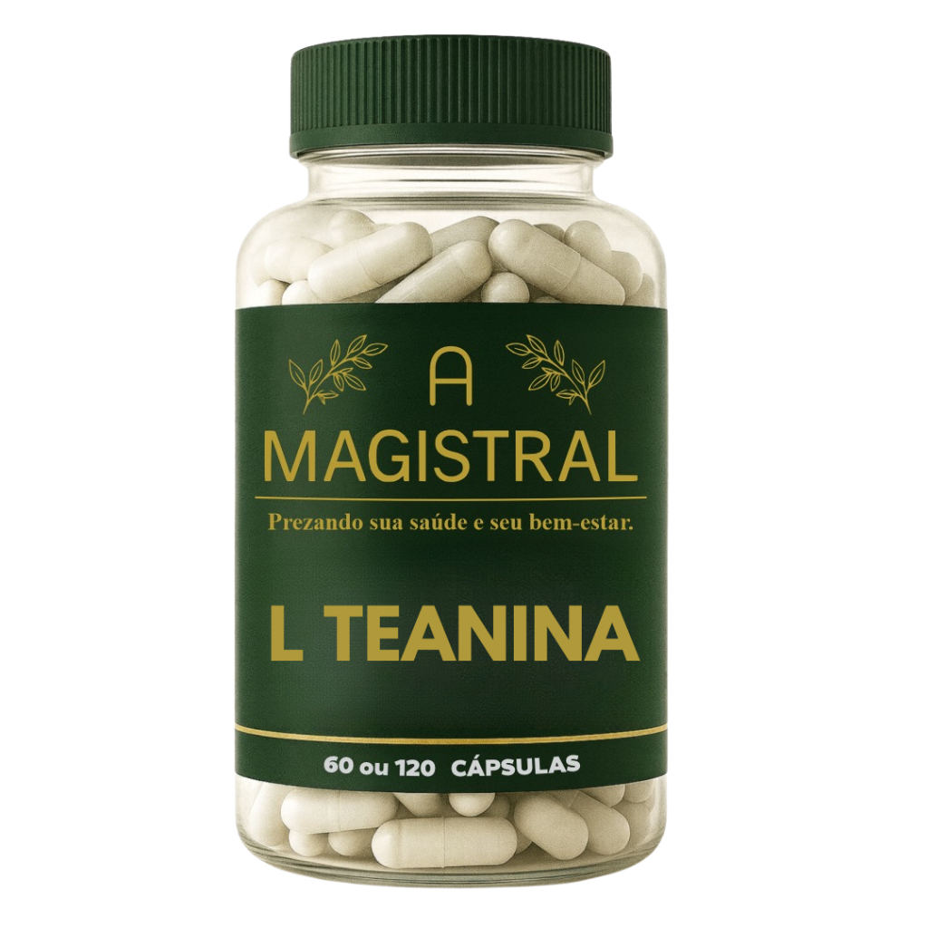 L Teanina 200mg Original Com Laudo 60 ou 120 cápsulas A Magistral Vitaminas Suplementos em Oferta na Shopee