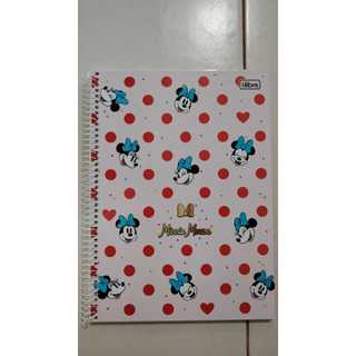 caderno minnie mouse tilibra