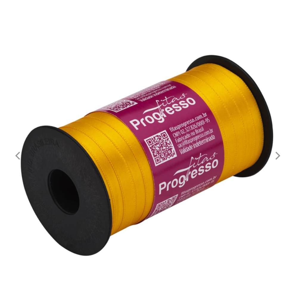 (CF001-100M)FITA DE CETIM COM 7 mm DE LARGURA EM CARRETEL 100 METROS (CF001)