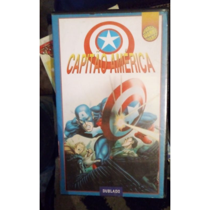 Lote com 6 VHS desenhos classicos (mortal kombat, superman etc)