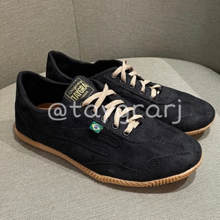 Sapatilha preta Camurça e bege para Dança de Salao, capoeira, musculaçao em Oferta na Shopee