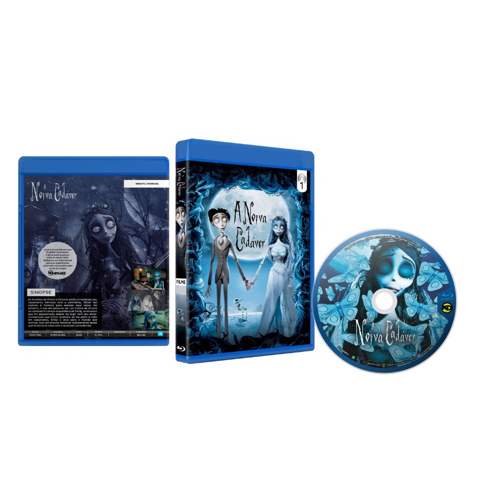 Bluray A Noiva Cadáver (Corpse Bride) 2005 Fullhd - Tim Burton