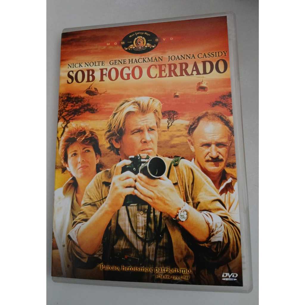 DVD SOB FOGO CERRADO - ORIGINAL CONSERVADO - NICK NOLTE