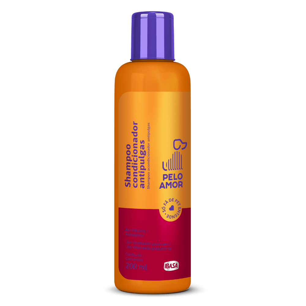 Shampoo Condicionador Antipulgas Ibasa - 200ml
