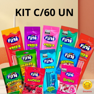 KIT BALA FINI 24,36,48,60 UNIDADES SORTIDOS ORIGINAL PRONTA ENTREGA em Oferta na Shopee