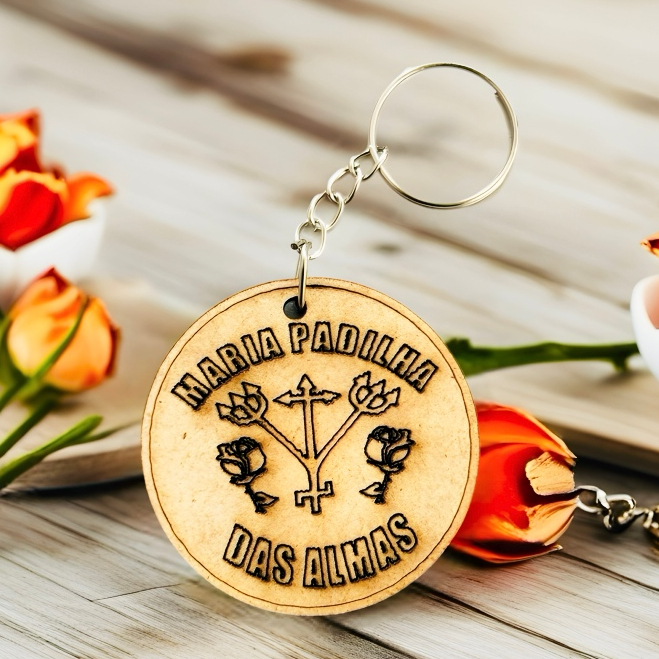 Kit Chaveiro MARIA PADILHA DAS ALMAS ORIXÁS, para decoração, festa, lembrancinhas  em MDF